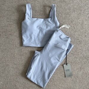 Abercrombie YPB Light Blue Activewear Set